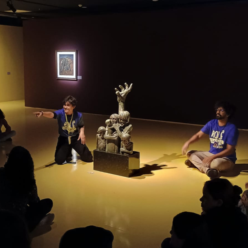 Visita mediada Rolê Cultural CCBB Educativo 2